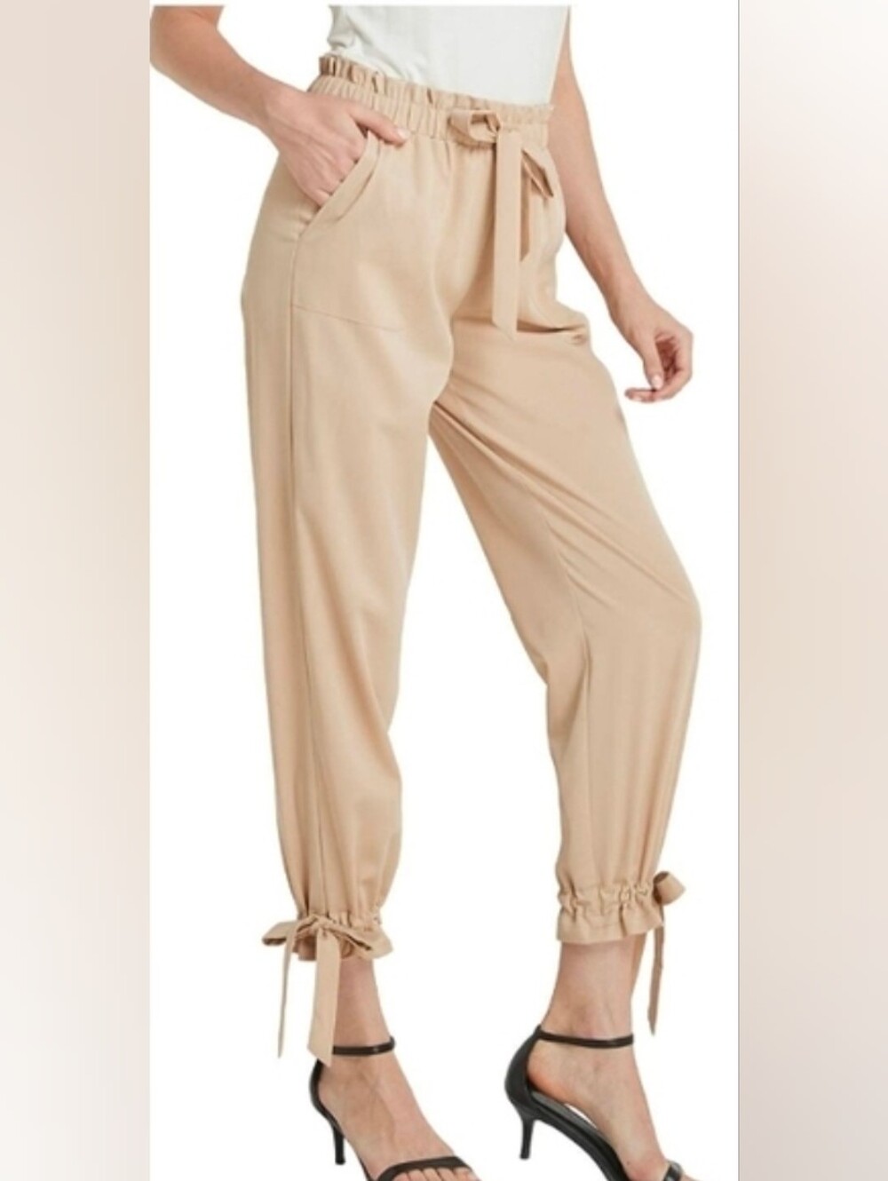 NWT-Grdela Womens Elastic Waist Work Dress Pants
